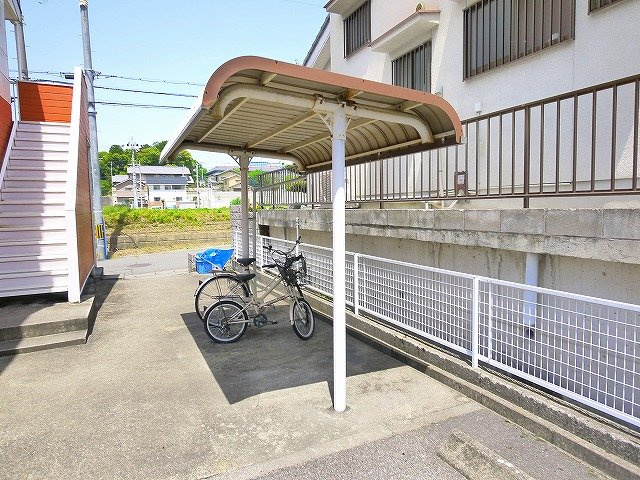 あかつき荘のその他共用部分|自転車置き場