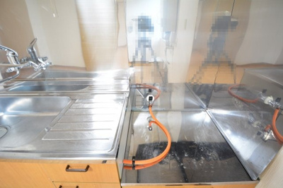 【キッチン】 | コーポラスパークタウンB | ガス台