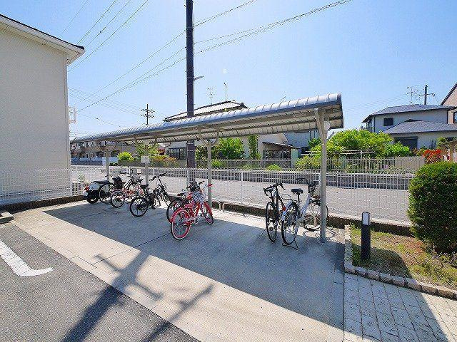 ジェントルハウスのその他共用部分|駐輪場です