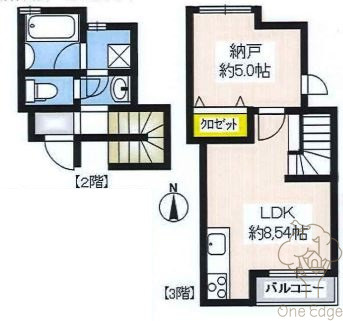 デザインメゾン茶屋町の間取り