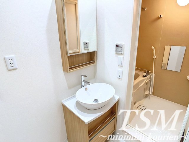 フジパレス寝屋川の独立洗面台