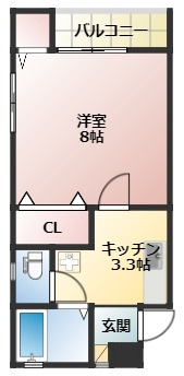 【間取り】 | コーポラベンダー