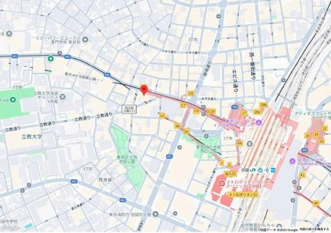 メトロシティ西池袋の地図