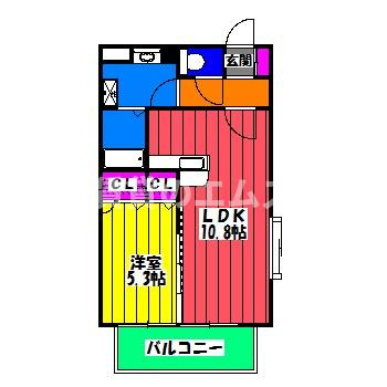 【間取り】 | ピュア博多駅南壱番館