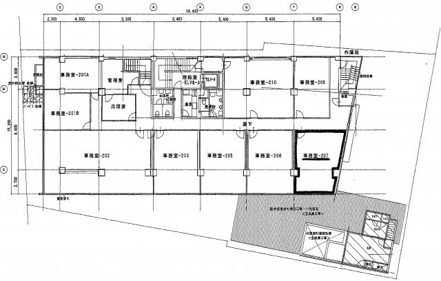 寶５号館ビルの間取り