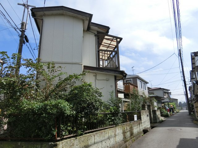八千代市八千代台東５丁目　売地　建築条件なし　角地の外観