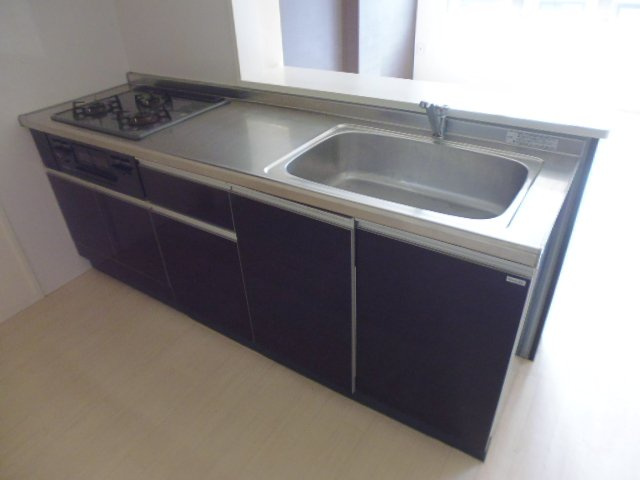 倉敷市東塚２丁目のアパートのキッチン