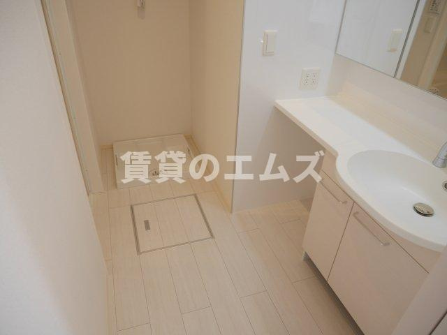 【洗面所】 | Ｄ－ｒｏｏｍ空港西 | Ｄ－ｒｏｏｍ空港西の脱衣所