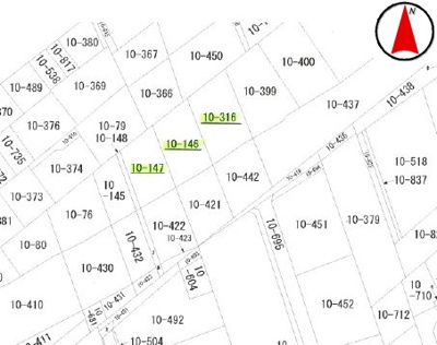 【区画図】 | 那須塩原市豊浦3616万円　土地