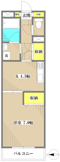 【間取り】 | チェリーテラス旭丘
