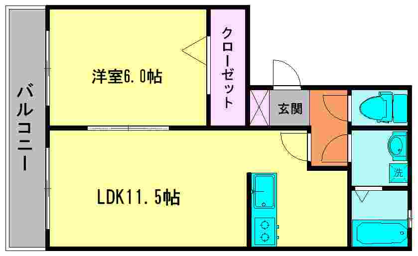 カトレアコートの間取り