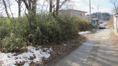 【前面道路含む現地写真】 | 那須塩原市鍋掛150万円　土地
