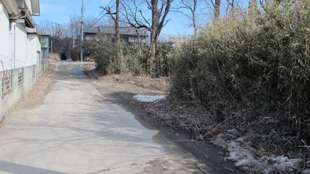 【前面道路含む現地写真】