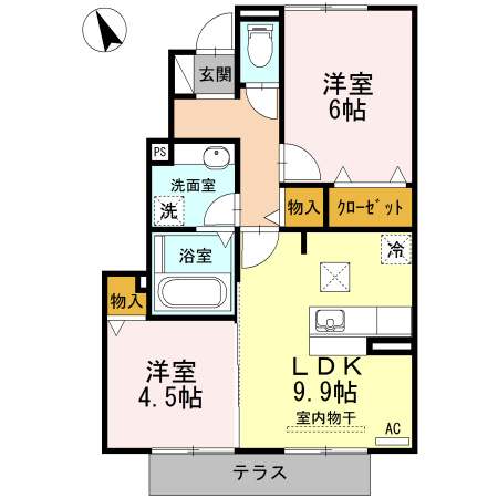 パークハウス常滑　A棟の間取り