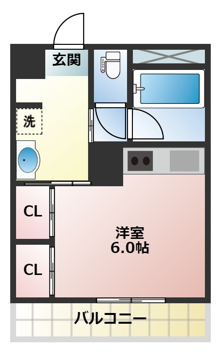 アモント中村の間取り
