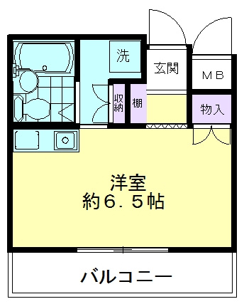 セゾン皿沼の間取り