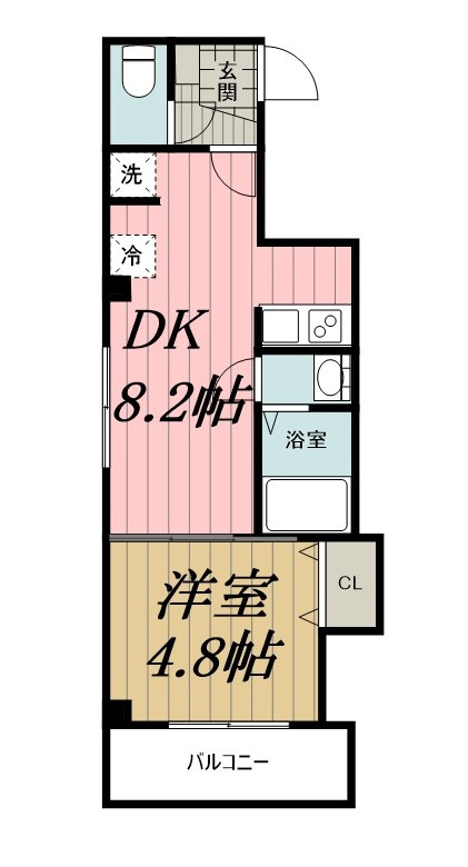 il centro 本千葉駅前(イルチェントロ本千葉駅前)の間取り