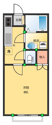 【間取り】 | フローラルコートＢ棟