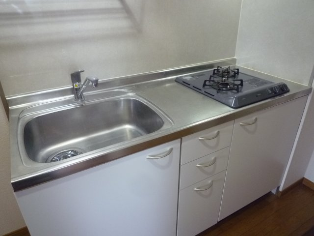 【キッチン】 | フローラルコートＢ棟 | 二口ガスコンロ付き