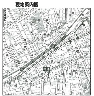 【地図】 | 旧居留地山側のテナントビル