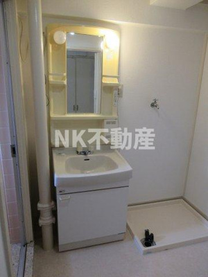 【洗面所】 | エステマール弥刀（弥刀賃貸） | 忙しい朝には欠かせない洗面所です