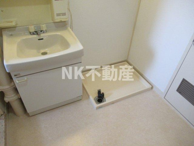 【洗面所】 | エステマール弥刀（弥刀賃貸） | 脱衣スペースもあります