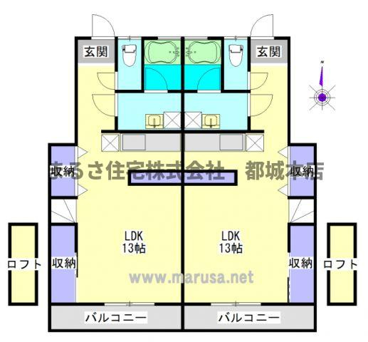 グランドウルス桜木Ⅱの間取り