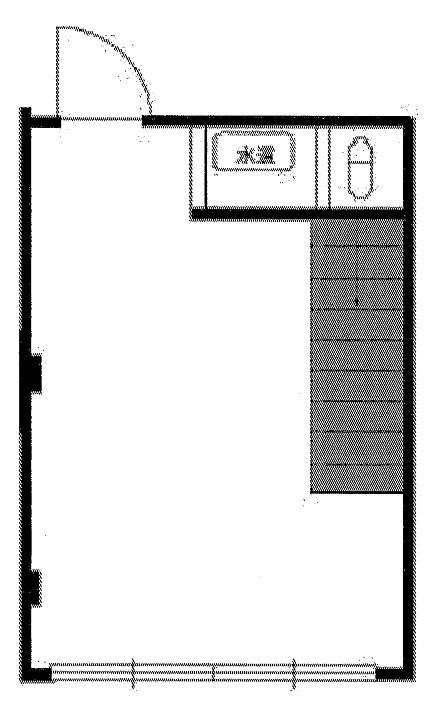叶ビルの間取り