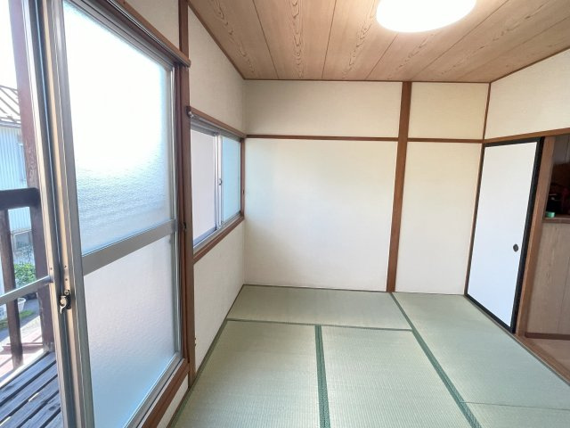 今井アパートBのバルコニー|広々としたバルコニーです