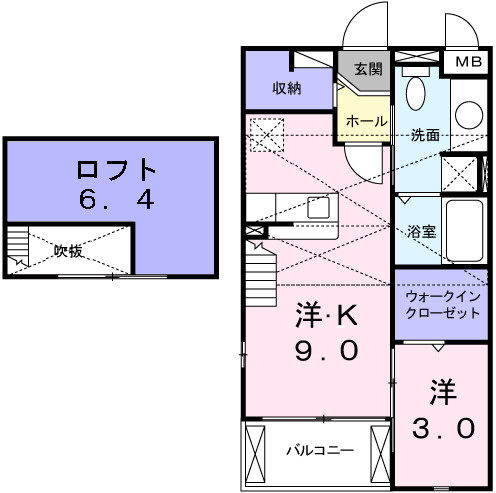コンフォートの間取り