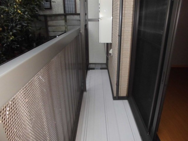 リバーハイツⅡのバルコニー