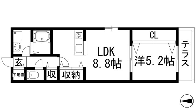 【間取り】 | ゼニス宝塚