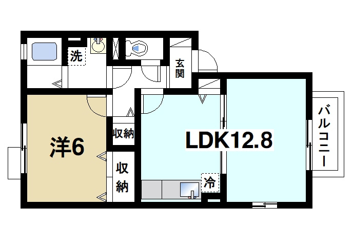 グランド　郡山の間取り|ゆとりの間取りです