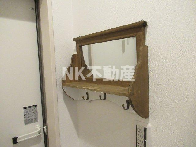 【玄関】 | グランオリオン柏田東町（長瀬賃貸） | 玄関の棚です