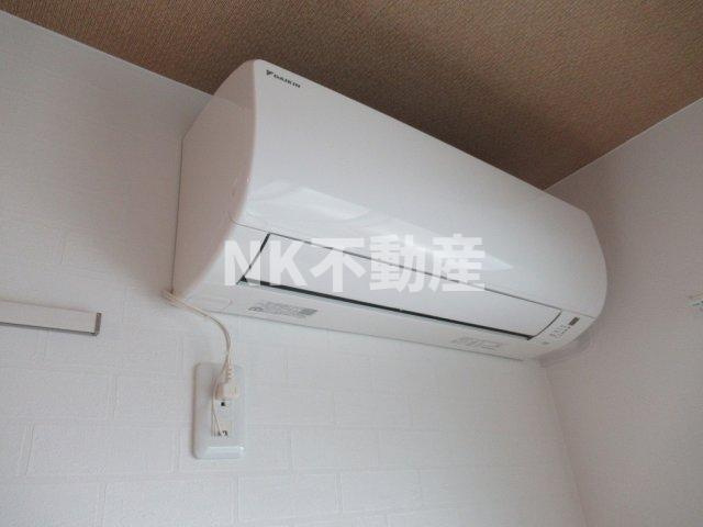 【設備】 | グランオリオン柏田東町（長瀬賃貸） | エアコンです