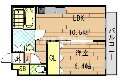 【間取り】 | グランオリオン柏田東町（長瀬賃貸） | 間取りです