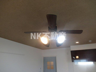 【設備】 | グランオリオン柏田東町（長瀬賃貸） | シーリングファンライトです