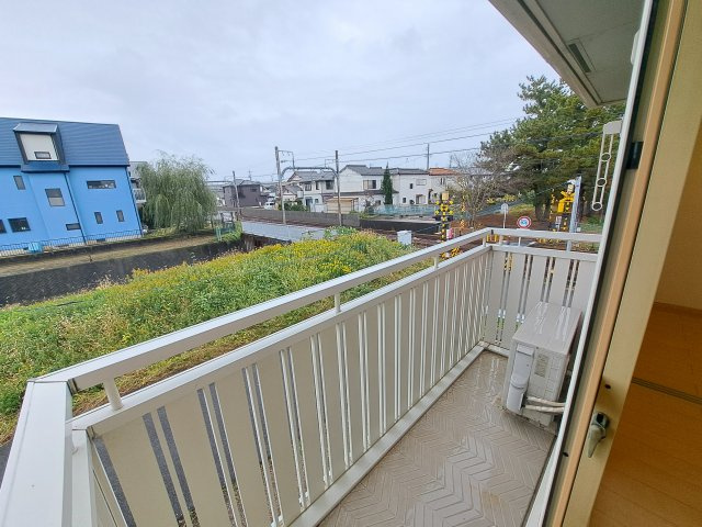 リビングタウン榎戸C棟のバルコニー