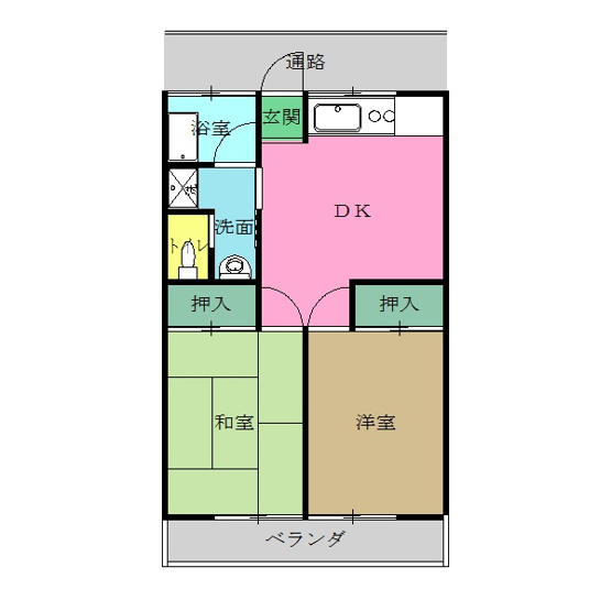 【間取り】 | けやきハイツ
