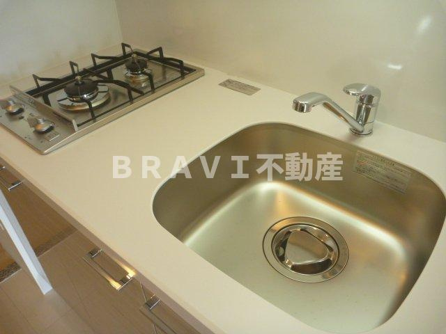 エスリード大阪城南グランデュクス　BRAVI不動産のキッチン|キッチンです