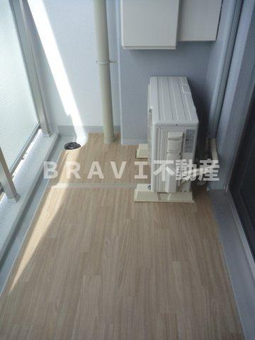 エスリード大阪城南グランデュクス　BRAVI不動産のバルコニー