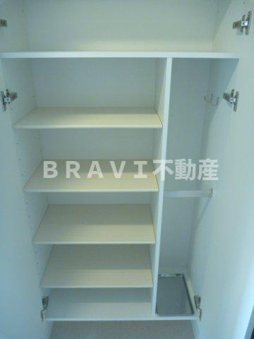エスリード大阪城南グランデュクス　BRAVI不動産の収納|収納のためのスペースです