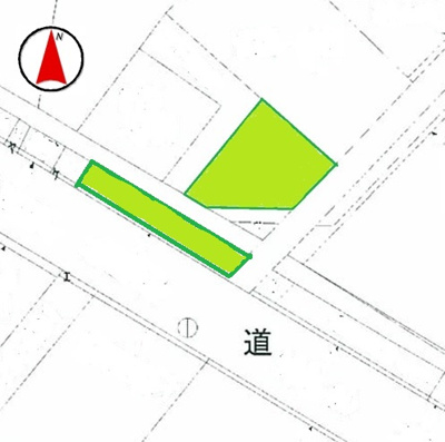【区画図】 | 那須塩原市南赤田350万円　土地