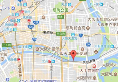 【地図】 | ジーニス大阪WEST棟