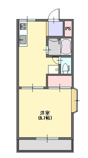 【間取り】 | 橘ハイツ