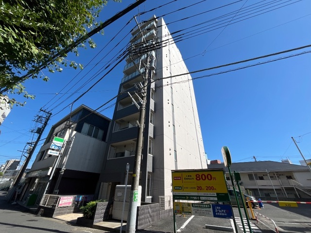 ラフィネ柏のエントランス