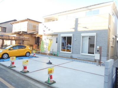 【外観】 | 行田市　持田　全1棟　1号棟　50坪 南道路 オープンハウス | 2480から2080万円に価格変更。オープンハウスです。ローン相談承ります。お早めに。