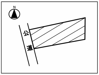 【区画図】 | 岡谷市堀ノ内１丁目 売地⑤ | 区画図