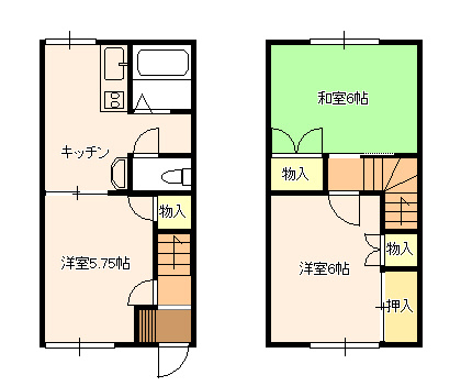 【間取り】 | ホワイトハウスVI・Ⅶ