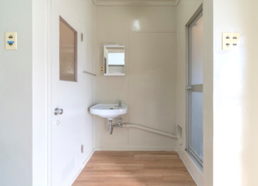 ビレッジハウス境港第二1号棟の洗面所